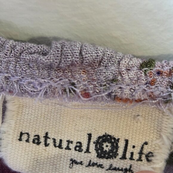 EUC NATURAL LIFE FLORAL LILAC TANK DRESS SIZE M - Picture 12 of 16